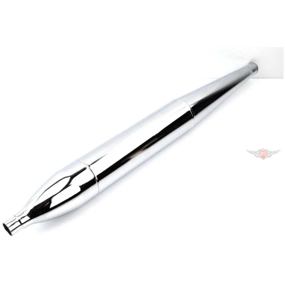 Auspuff Jamarcol Zigarrenform 28mm Chrom 690mm für Kreidler _1
