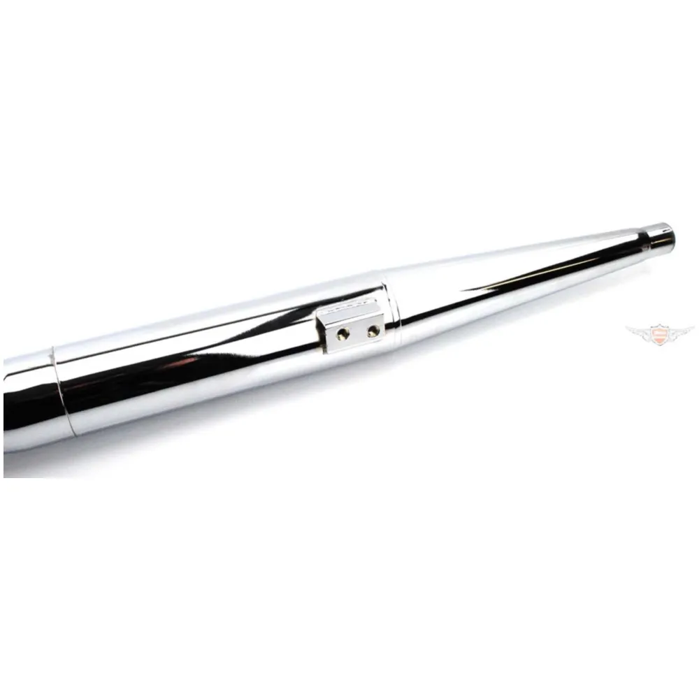 Auspuff Jamarcol Zigarrenform 28mm Chrom 690mm für Kreidler _2