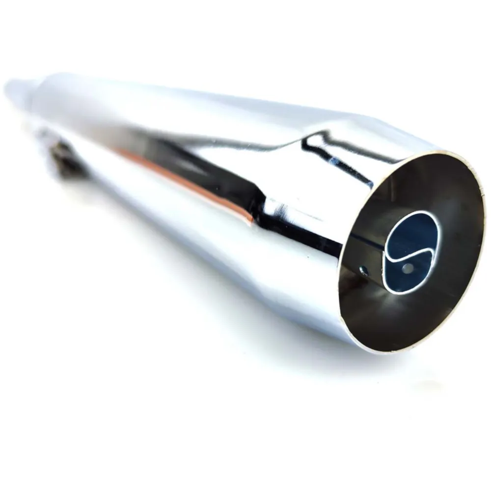 Auspuff Jamarcol Chrom 700mm 70mm für Kreidler Florett LF, L_1