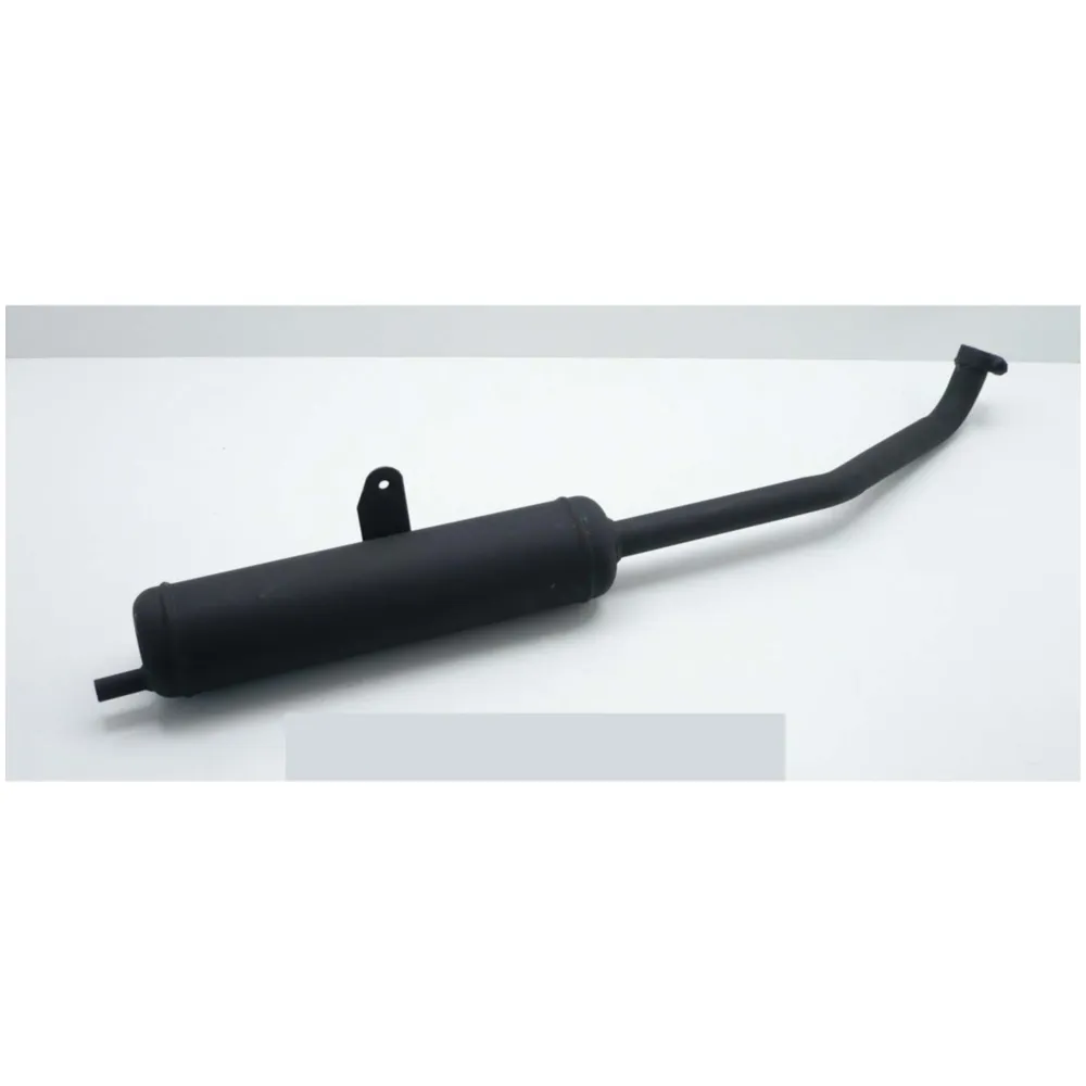 Exhaust Sito black 22mm for Piaggio SI, KS, FL2, BOOS, SI mo_1