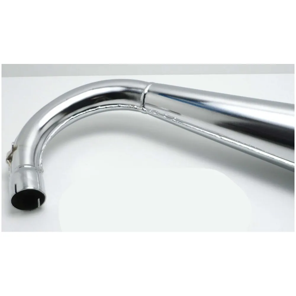 Rennauspuff Chrom 36mm 820mm 51mm 90mm für Zündapp, CS, C 50_1