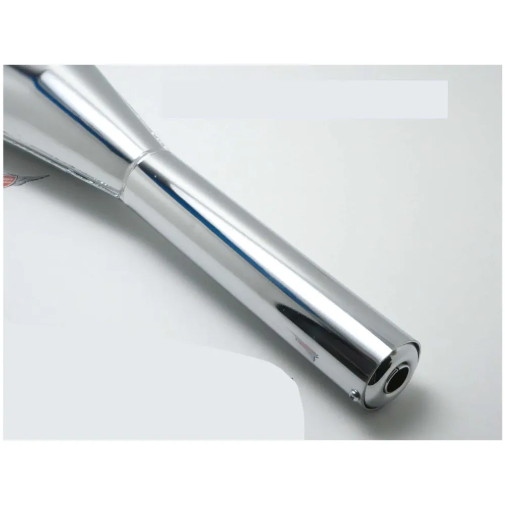 Rennauspuff Chrom 36mm 820mm 51mm 90mm für Zündapp, CS, C 50_2