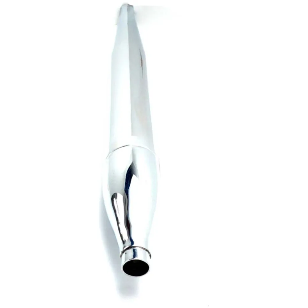Auspuff Chrom Zigarrenform 26mm 690mm 60mm für DKW Super Hum_1