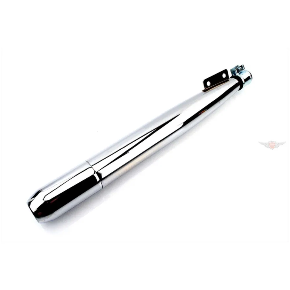 Exhaust stainless steel 535mm 60mm 28mm for Puch Monza MG000_1