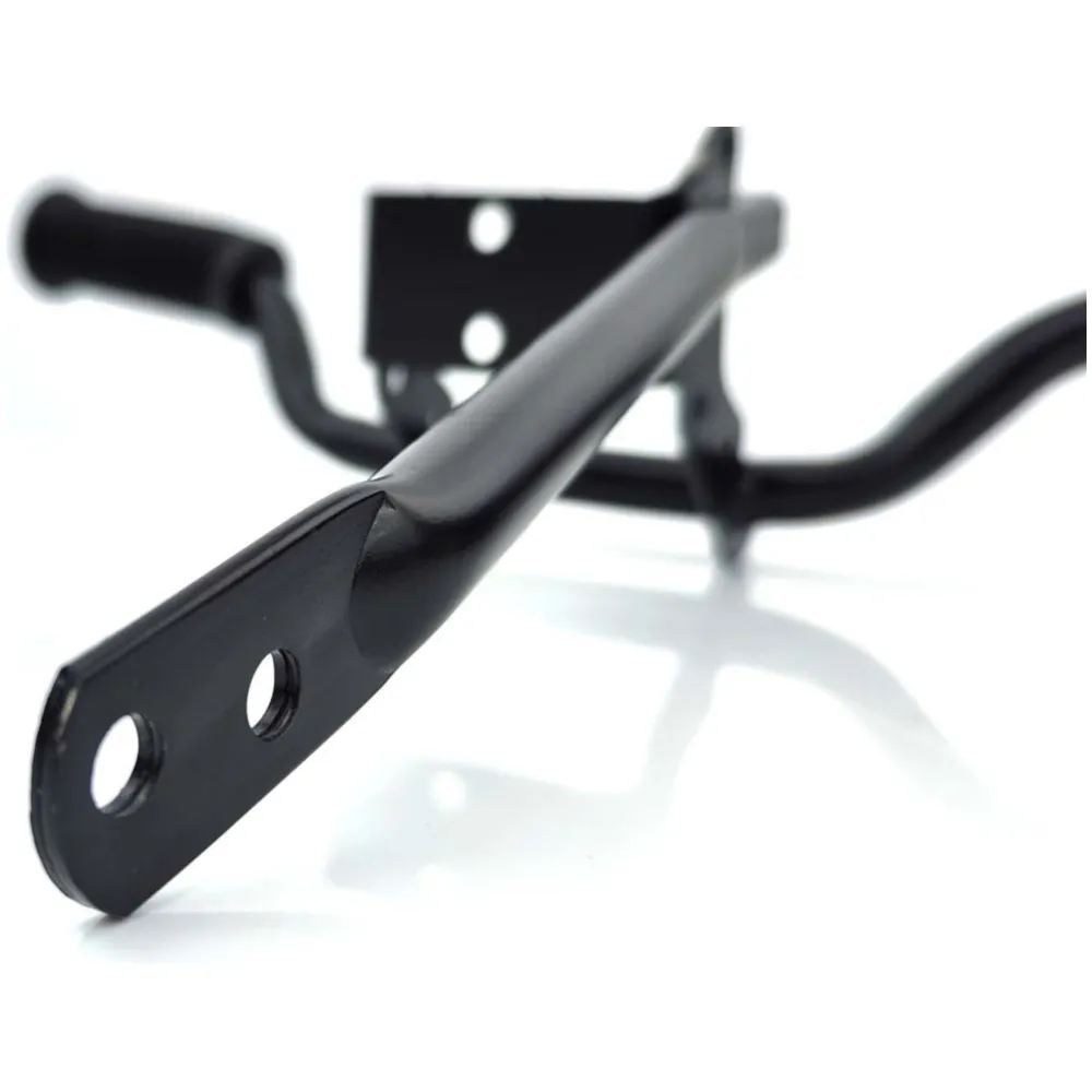 Footrest tube steel 520mm matt black for Kreidler Florett RM_2
