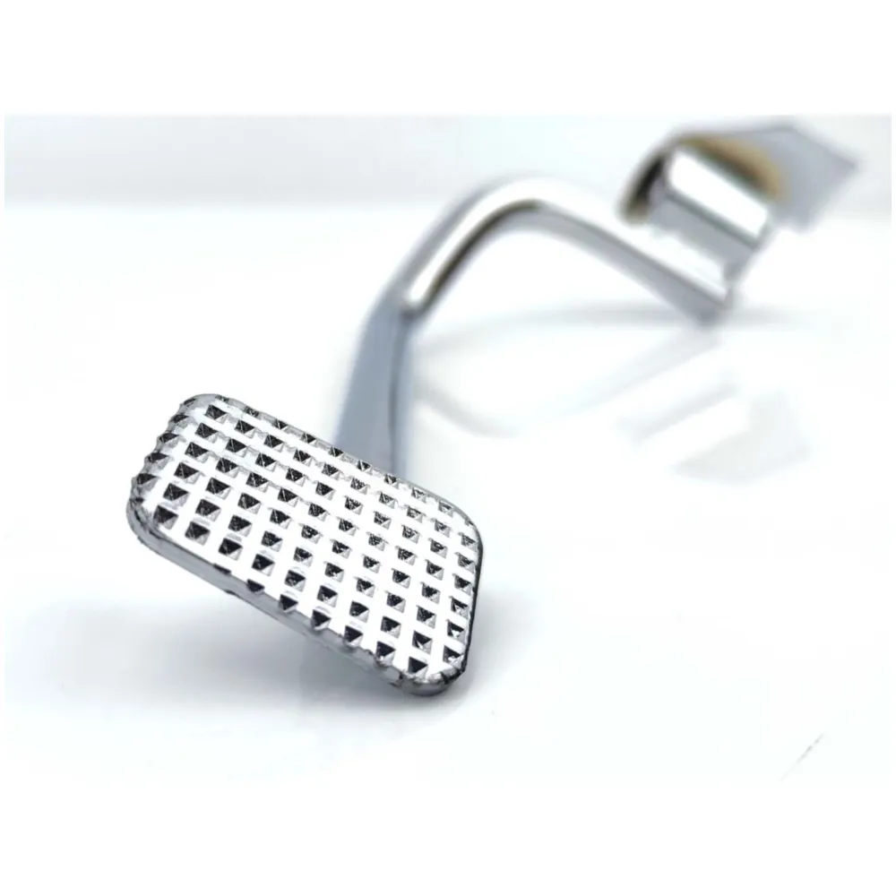 Chrome-plated foot brake lever for Zündapp KS 50, 80, GTS 50_2