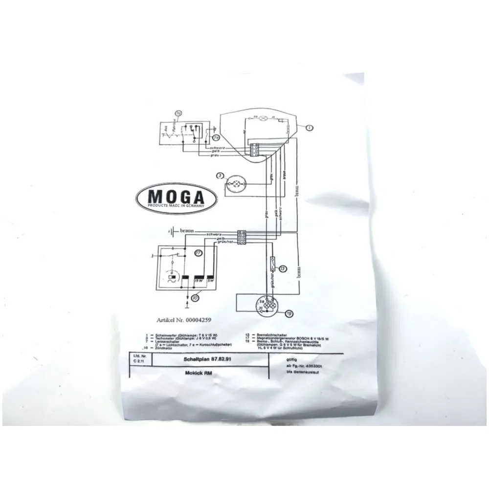 Kabelbaum Moped für Kreidler RM MG00004259_1
