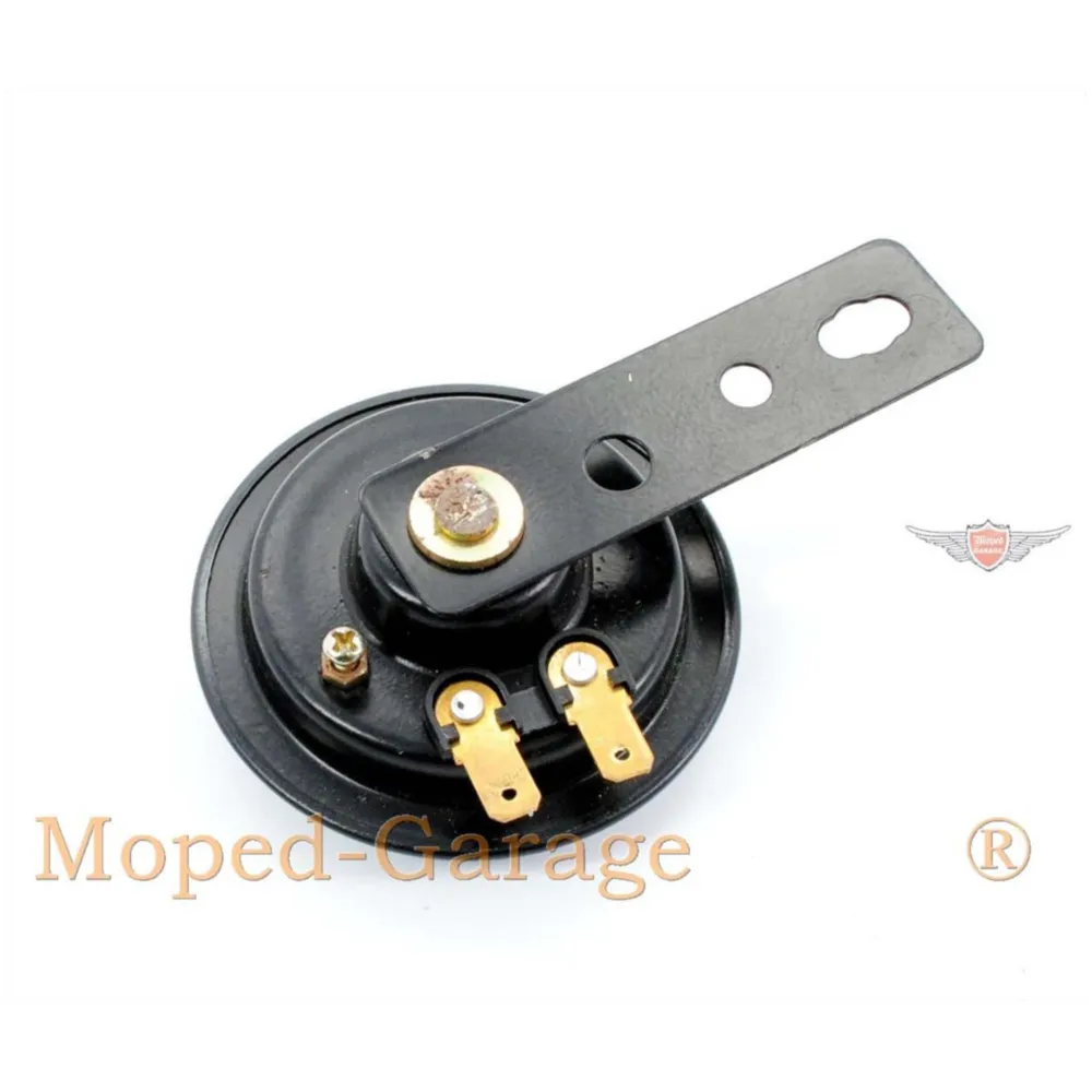 Horn black 12V 70mm for Yamaha DT, XT, RD, Honda, Suzuki, Ka_1