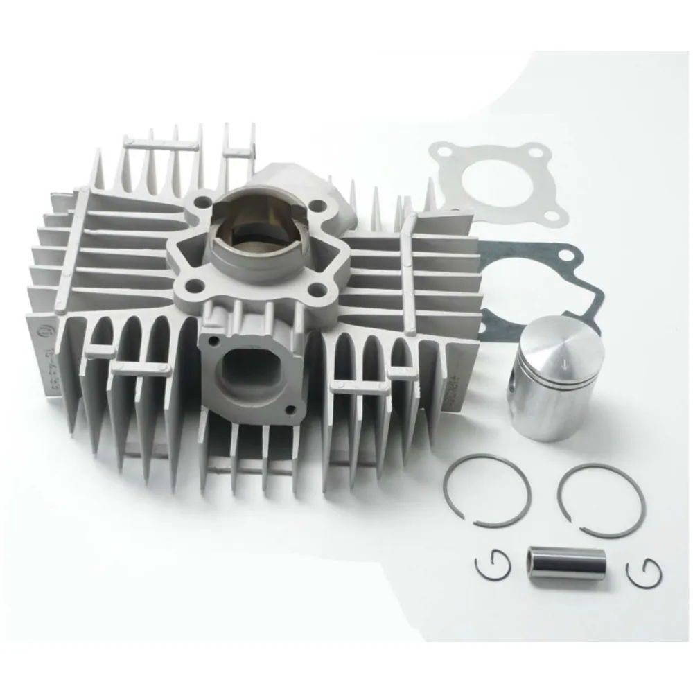 Zylinderkit Satz Aluminium 50ccm 40mm Bohrung 32mm Krümmeran_2