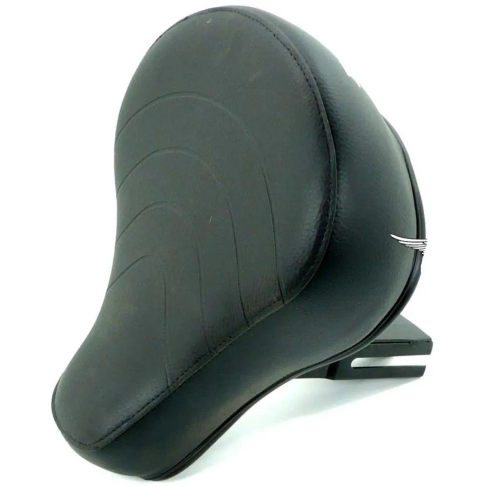 Sattel mit Sattelstütze 54 x 33mm Schwarz für Piaggio Vespa _1