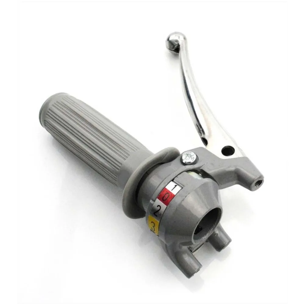 Schaltgriff Aluminium 3-Gang Grau für Kreidler Flory MG00007_1
