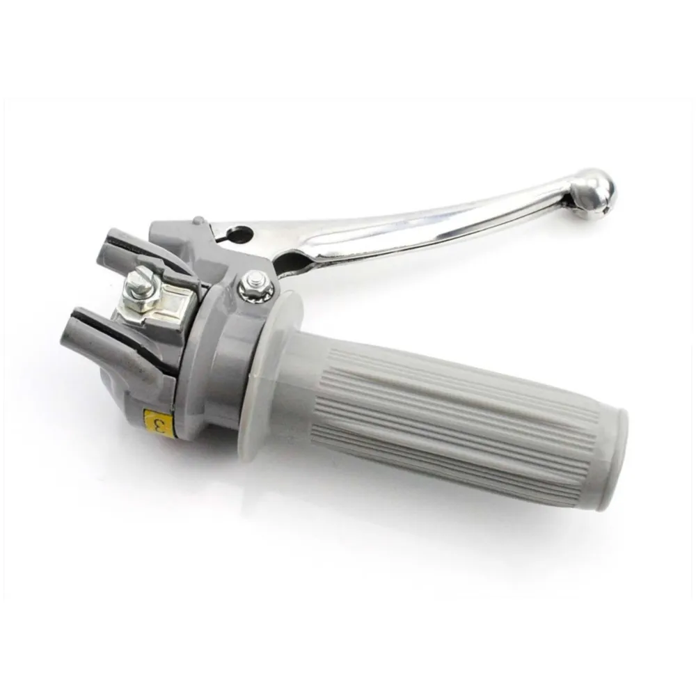 Schaltgriff Aluminium 3-Gang Grau für Kreidler Flory MG00007_2