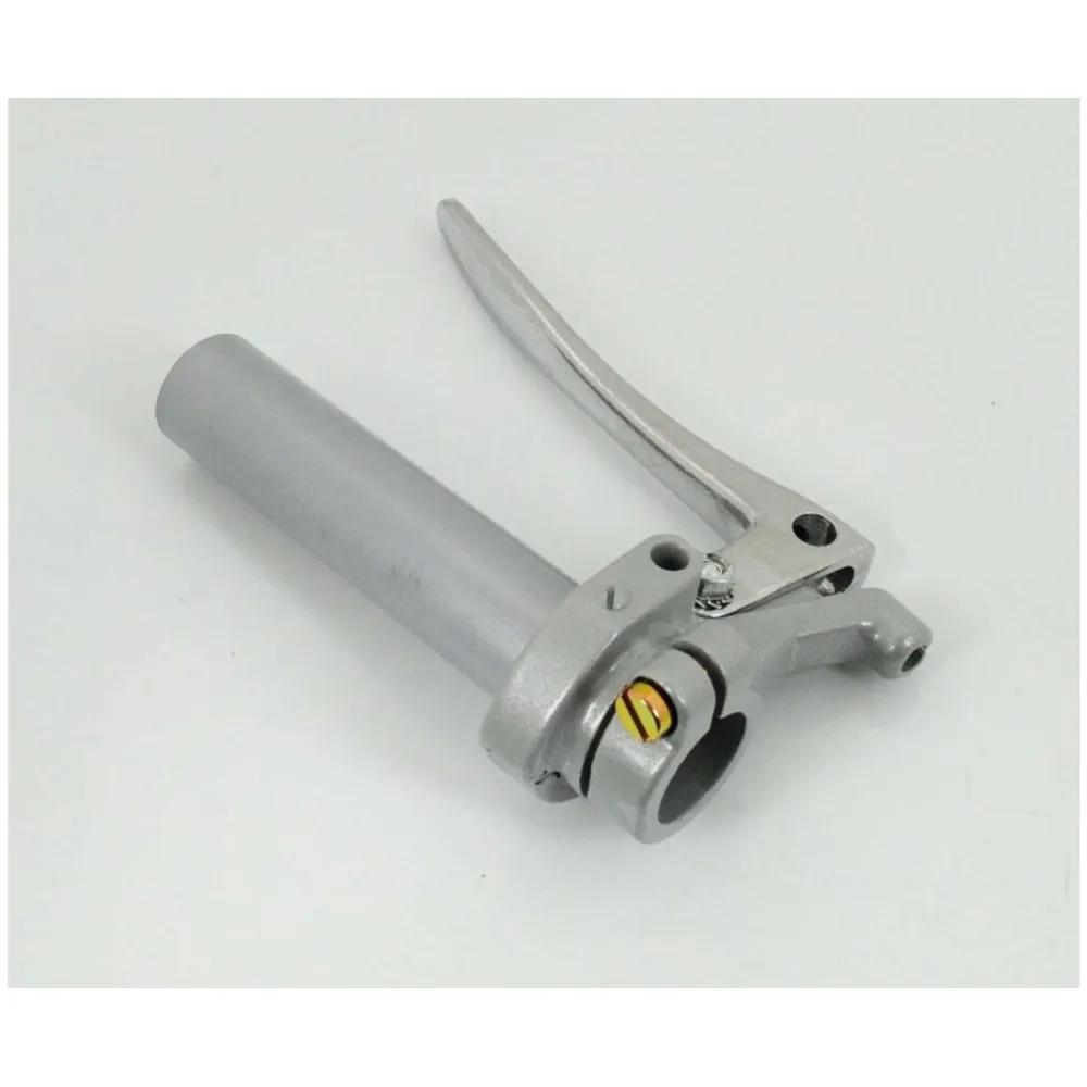Gasgriff Metall Silber 22mm 100mm für Zündapp, Kreidler, Her_2