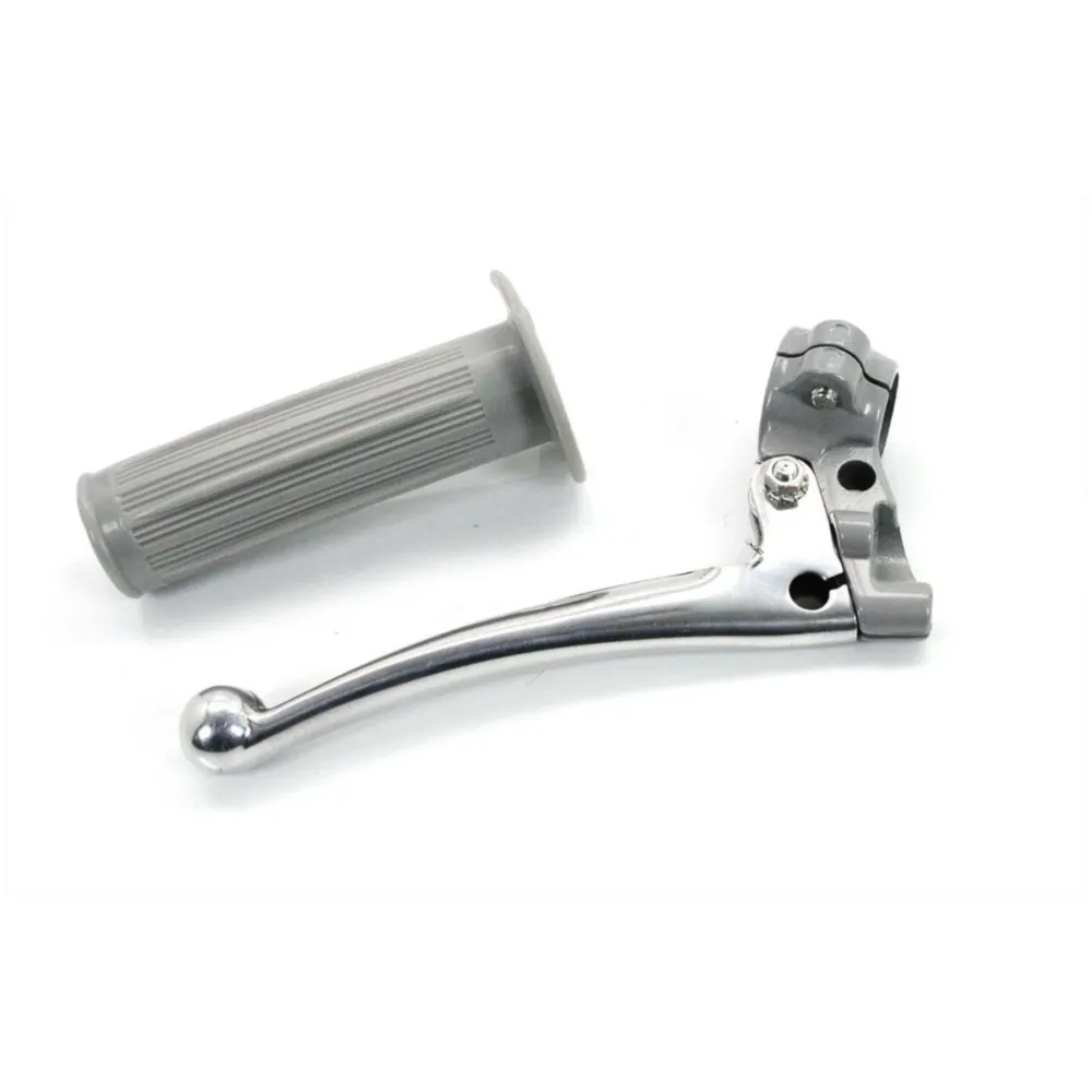 Armature aluminum clutch lever ball end head grey 22mm 105mm_1