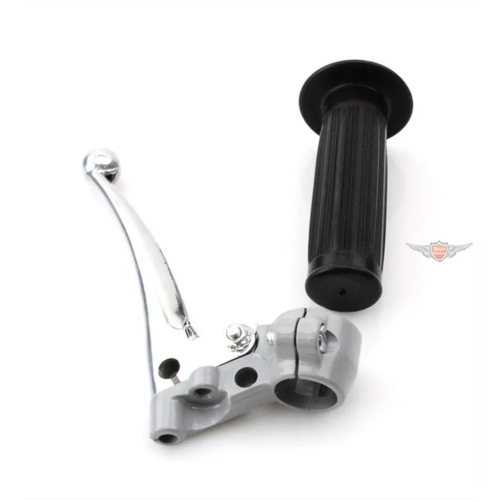 Armatur Aluminium Kupplungshebel Schwarz 22mm 105mm für Zünd_2