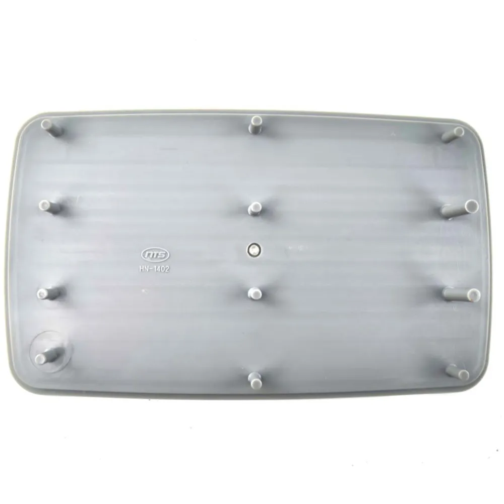 Luggage carrier rear mat plastic silver for Zündapp Bergstei_2