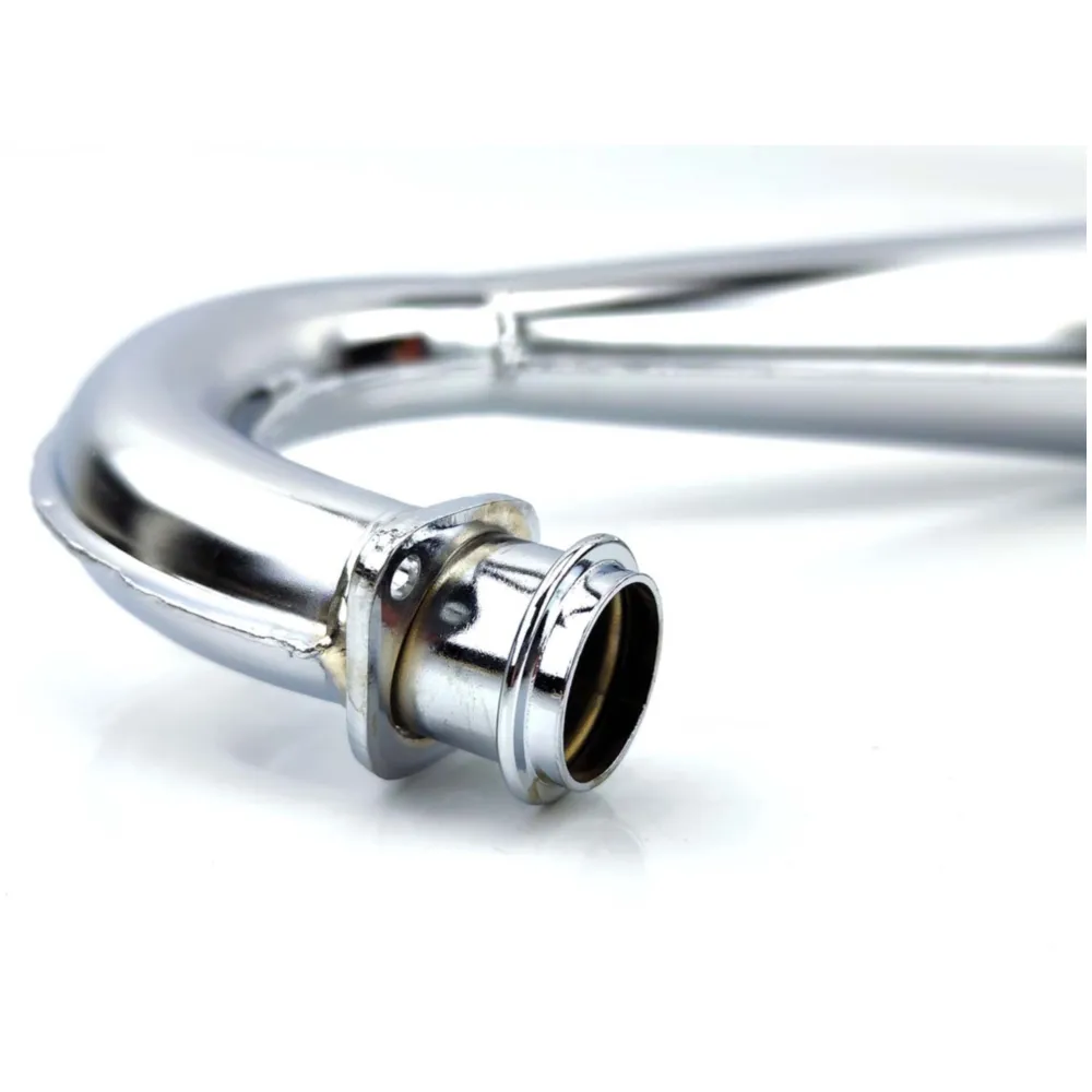 Racing exhaust chrome flange connection 32mm length 820mm si_2