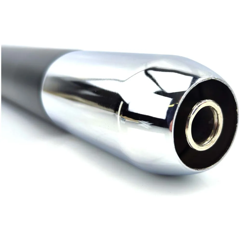 Exhaust Black Chrome 60mm 28mm 560mm for Kreidler Flory MF, _1