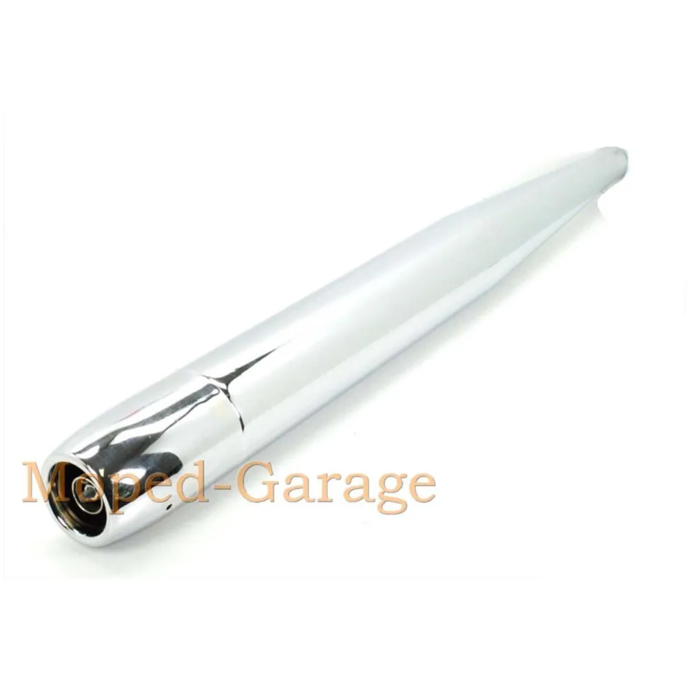 Auspuff Chrom 32mm 70mm 730mm für Hercules, Zündapp, Kreidle_1