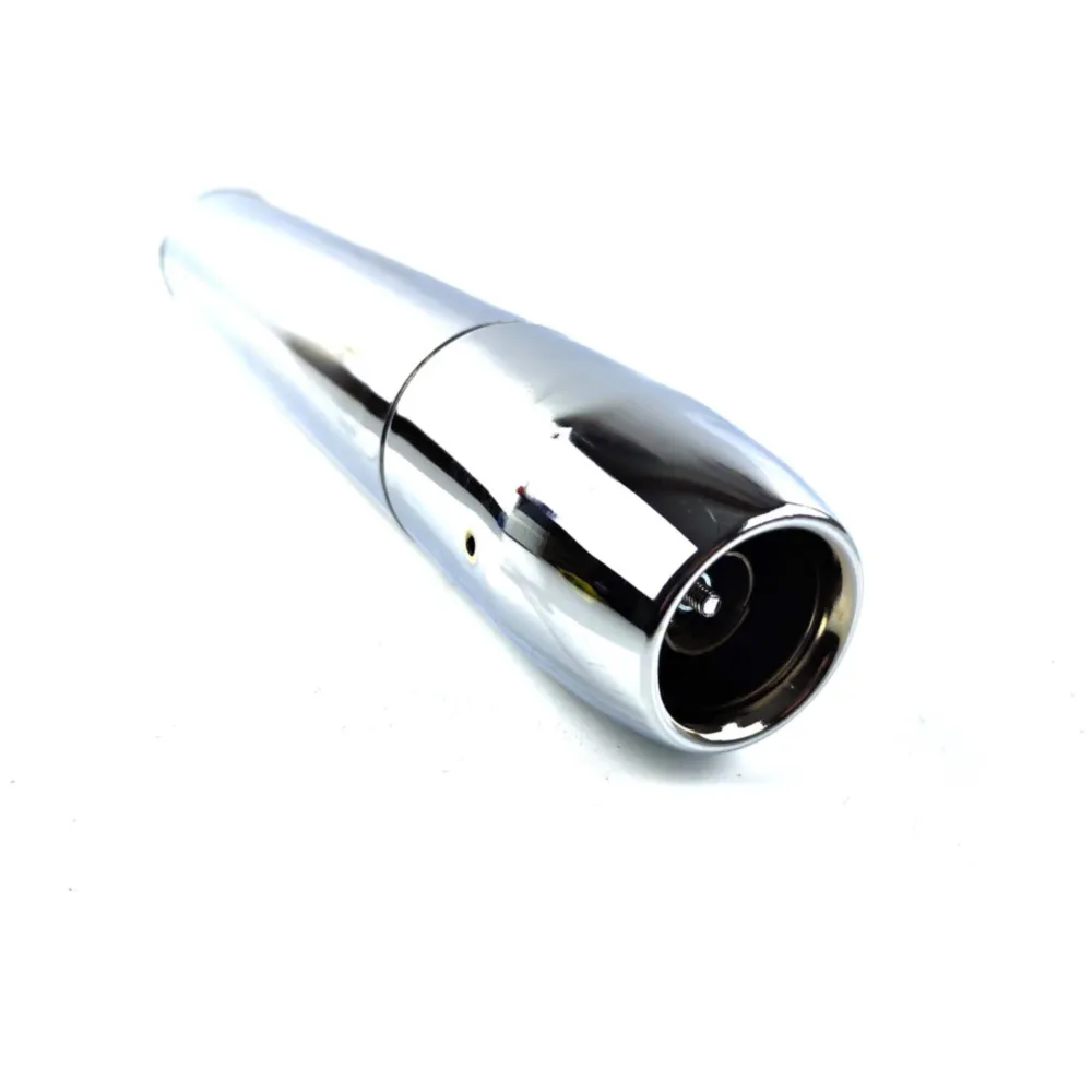 Endkappe Jamarcol Auspuff 32mm 690mm 70mm Chrom für Hercules_1