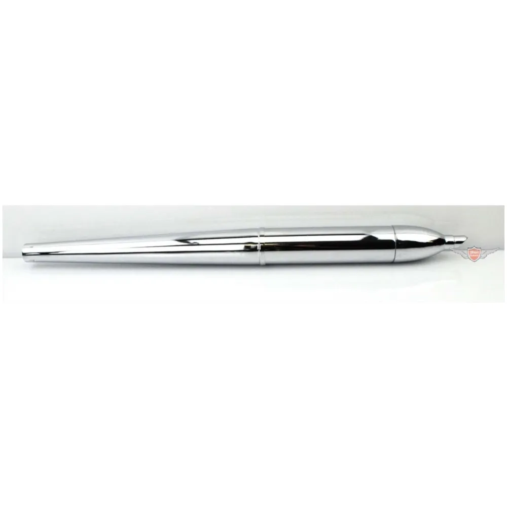 Exhaust cigar 28mm, 66cm long chrome for Simson SR1, SR2, SR_1