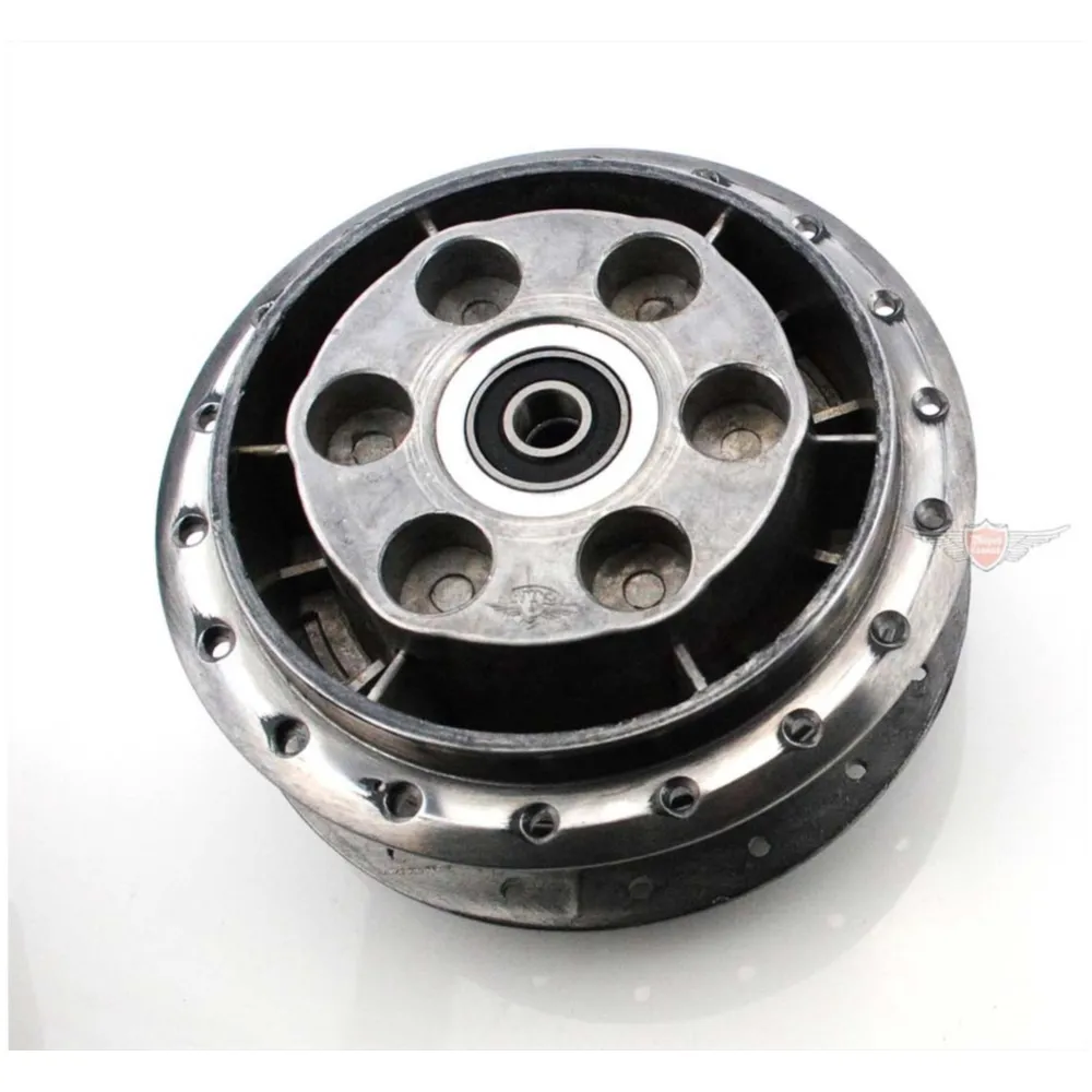 Wheel hub 120mm aluminum for Zündapp C 50 Super, KS Super SL_2