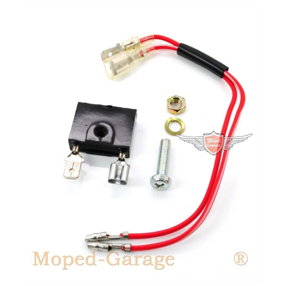Rectifier with connection cable black for Yamaha DT 50, 80, _2