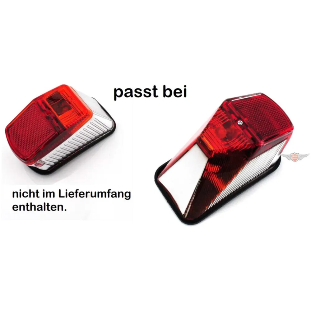 Rücklicht Halter 60 x 120mm für Kreidler Florett RS RMC LF L_3