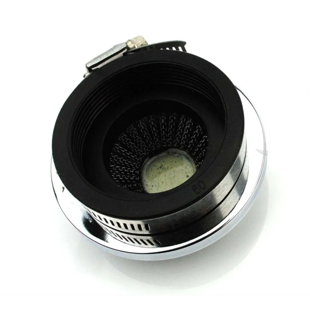 Air filter 60mm 87mm 46mm chrome for Hercules, Zündapp, Krei_2