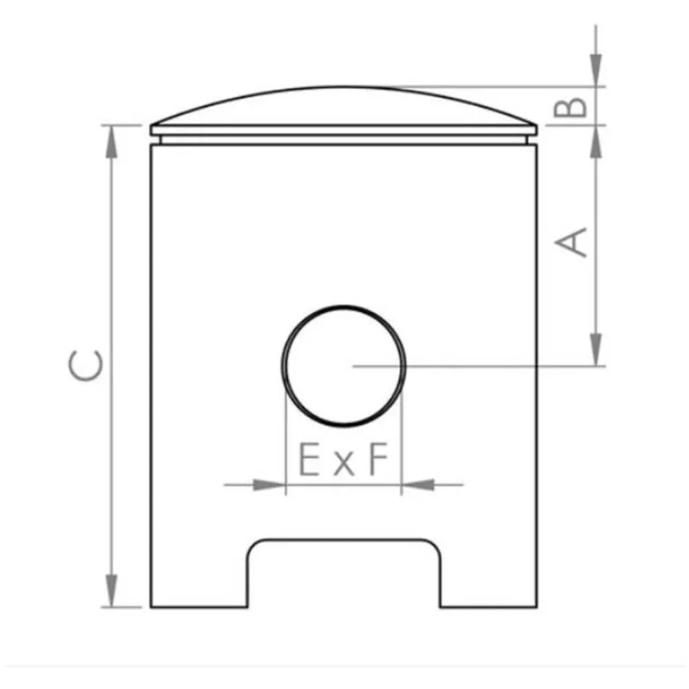 Piston set Barikit 39,00mm steel ring 1,5mm for Zündapp CS, _1
