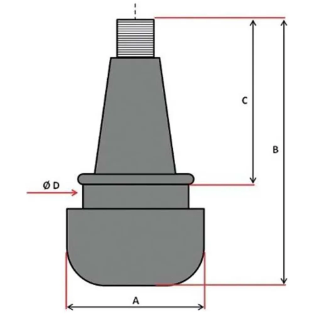 Valve rubber 19x33x23x15mm for moped, moped, mokick, motorcy_2