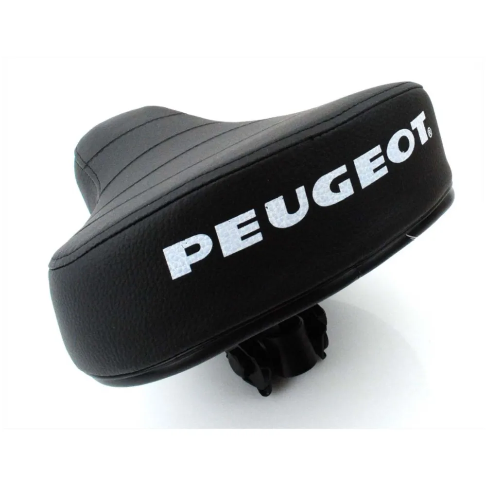 Saddle black with suspension 22mm for Peugeot moped, moped M_1
