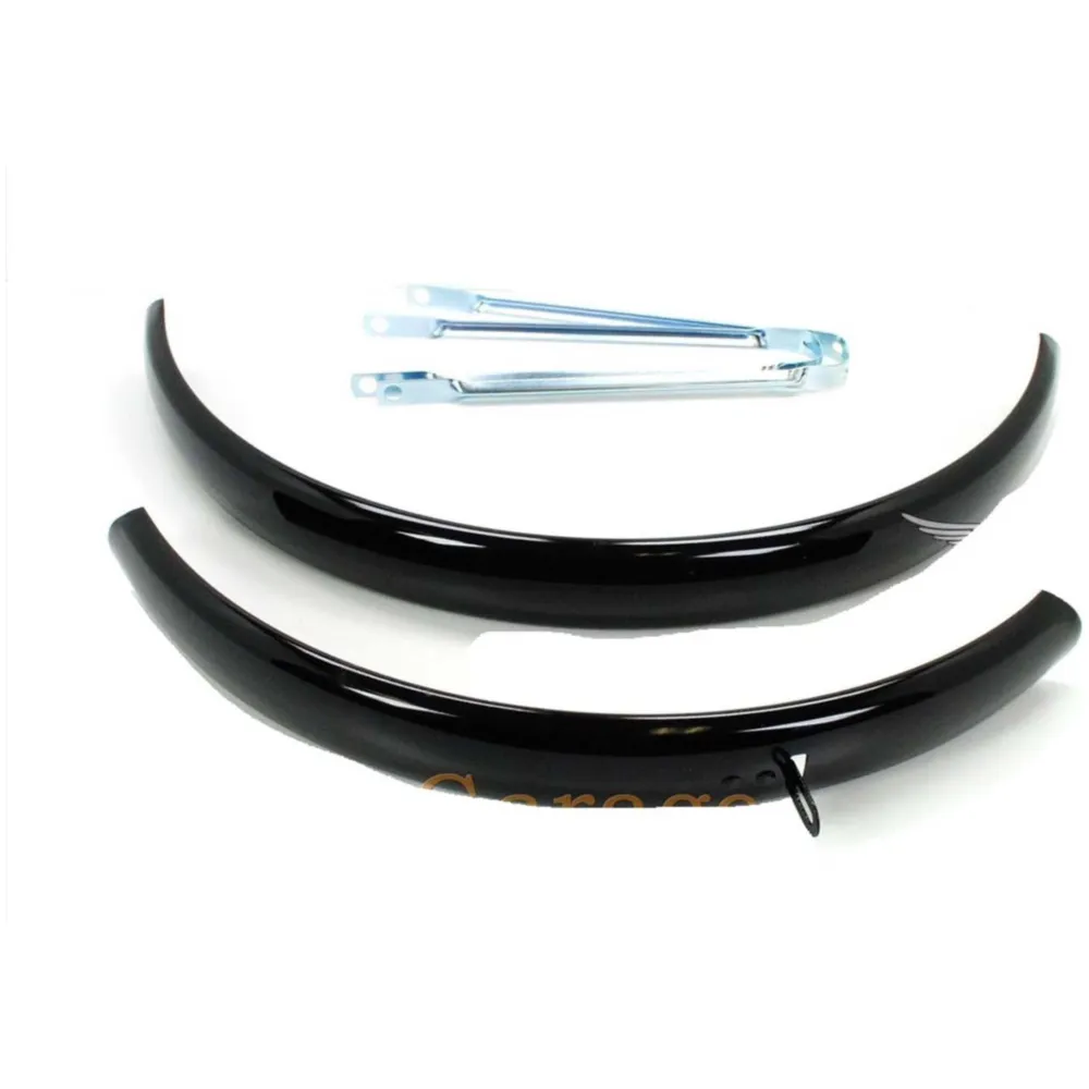 Mudguard metal black 540mm 55mm for moped, moped, mokick MG0_1