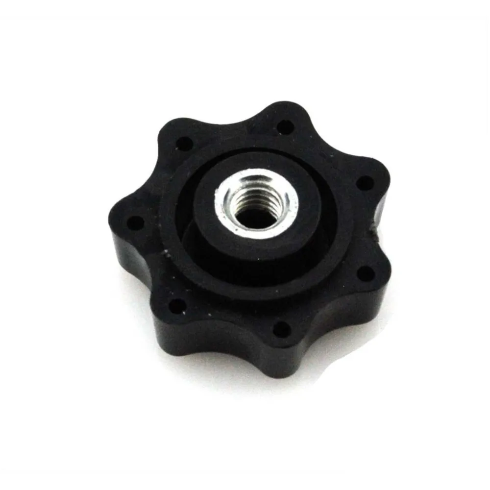 Black plastic star grip nut for Simson, KR51/1, KR51/2, SR4-_1