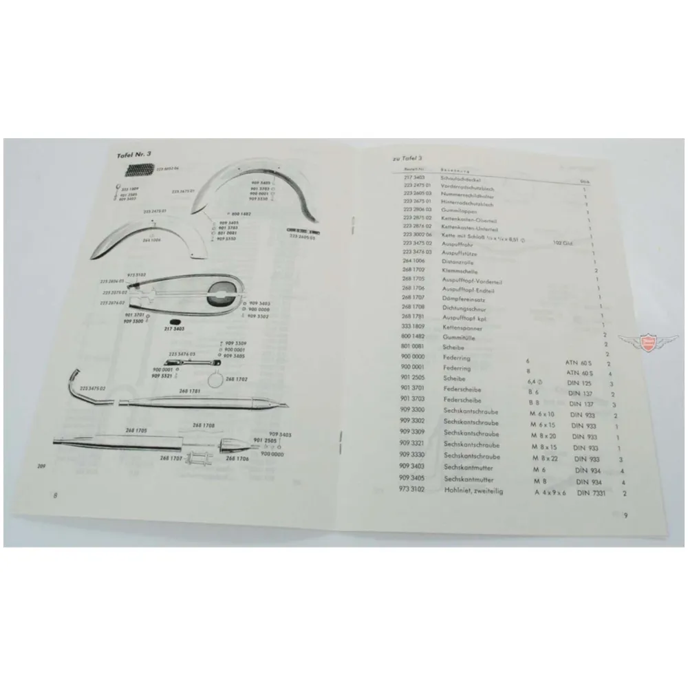Parts catalog Hercules for K 50 MG00086192_1