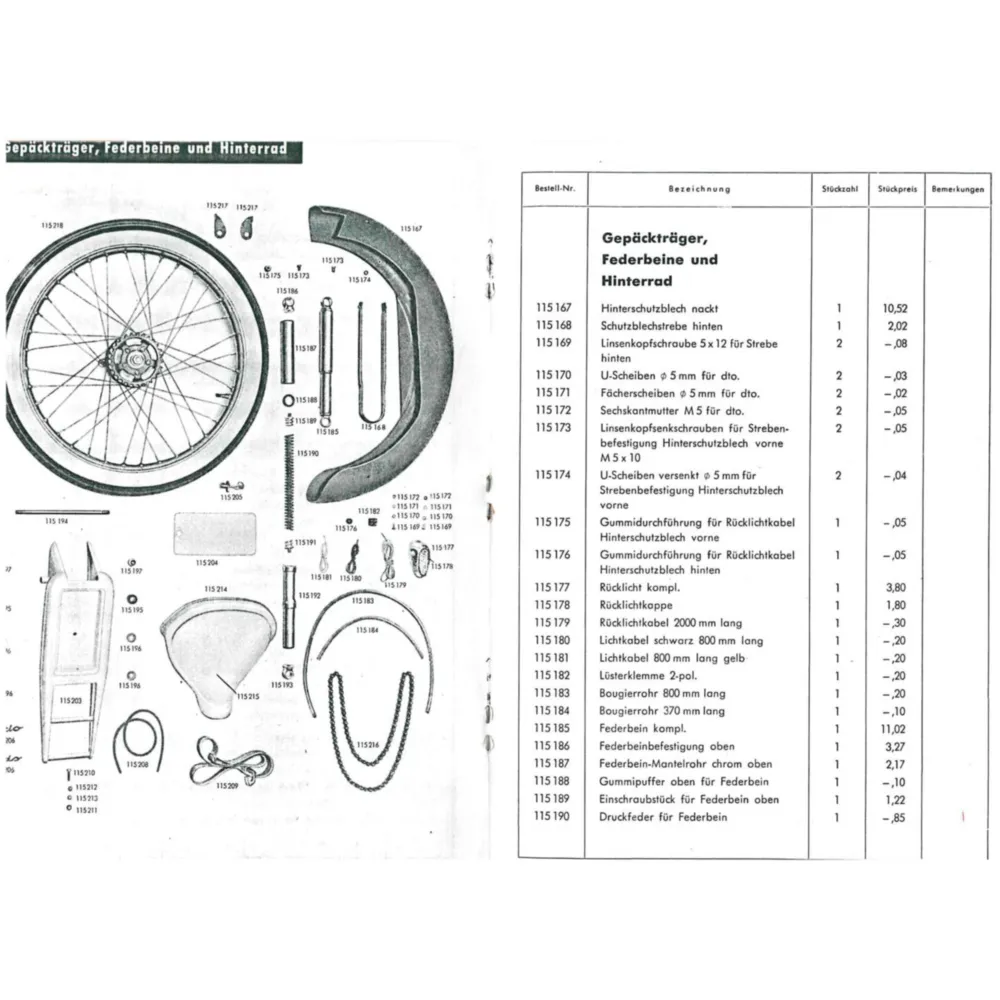 Teilekatalog Fahrwerkteilen für Achilles, Lido MG00086246_1