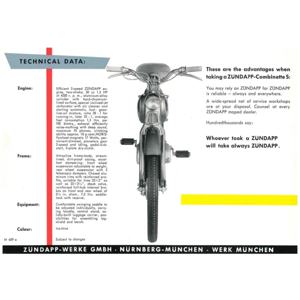 Prospekt Combinette für S-1957 MG00086631_1