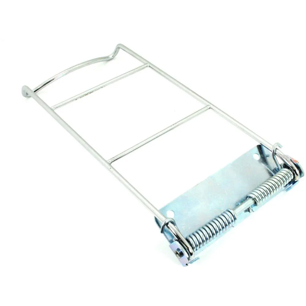 Luggage carrier bracket metal with retaining plate and sprin_1