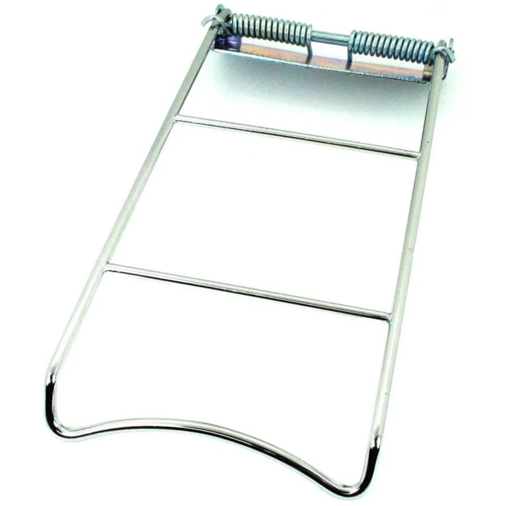 Luggage carrier bracket metal with retaining plate and sprin_2