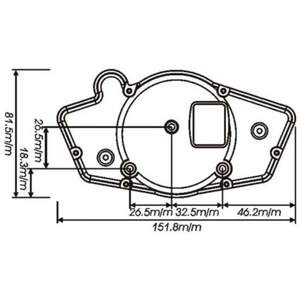 Multifunktions-Tachometer Koso RX1N GP Style schwarz-blau 11_1