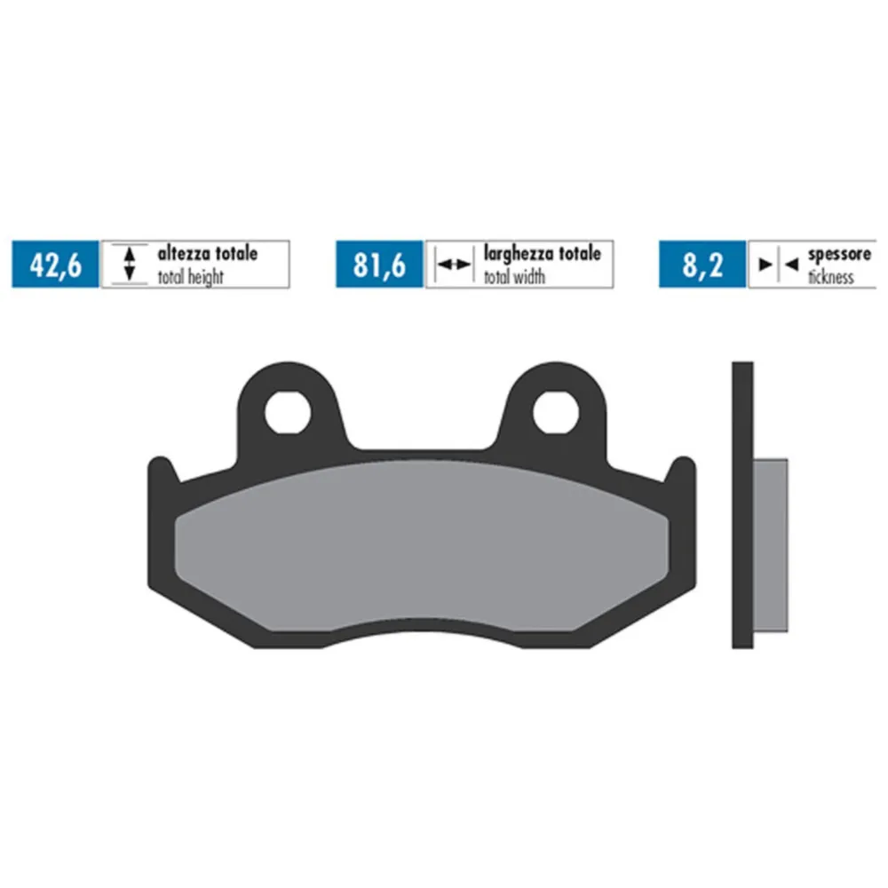 brake pads Polini organic for Suzuki Burgman 250, 400 96-00 _1