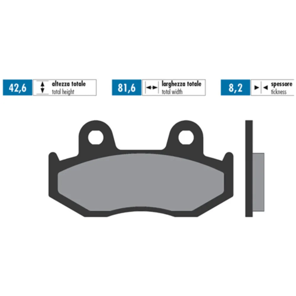 brake pads Polini sintered for Suzuki AN Burgman 250, 400 96_1