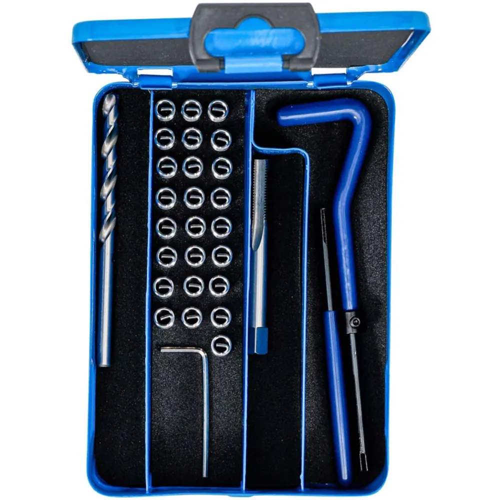 Gewindereparatursatz M6x1,0mm Komplettset mit Bohrer und Wer_3