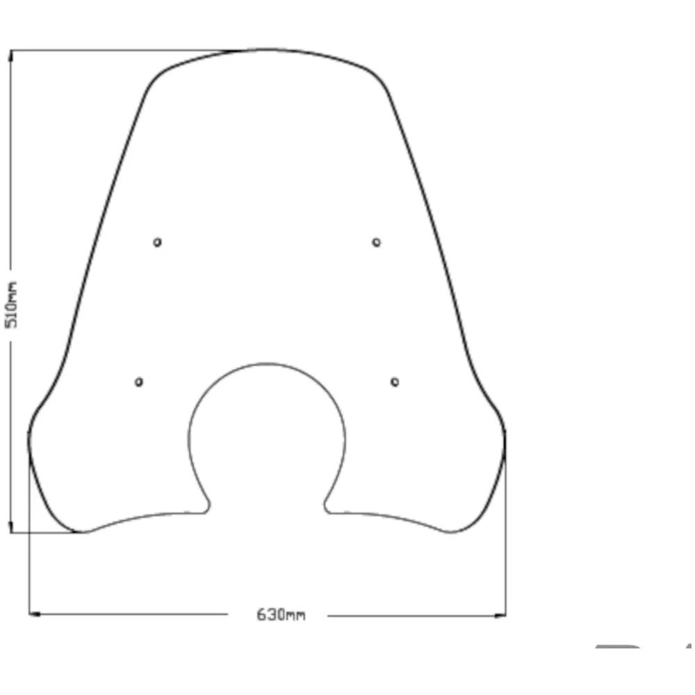 Windschild Puig GTS Touring klar für Vespa GTS 300 2008 PUI2_2