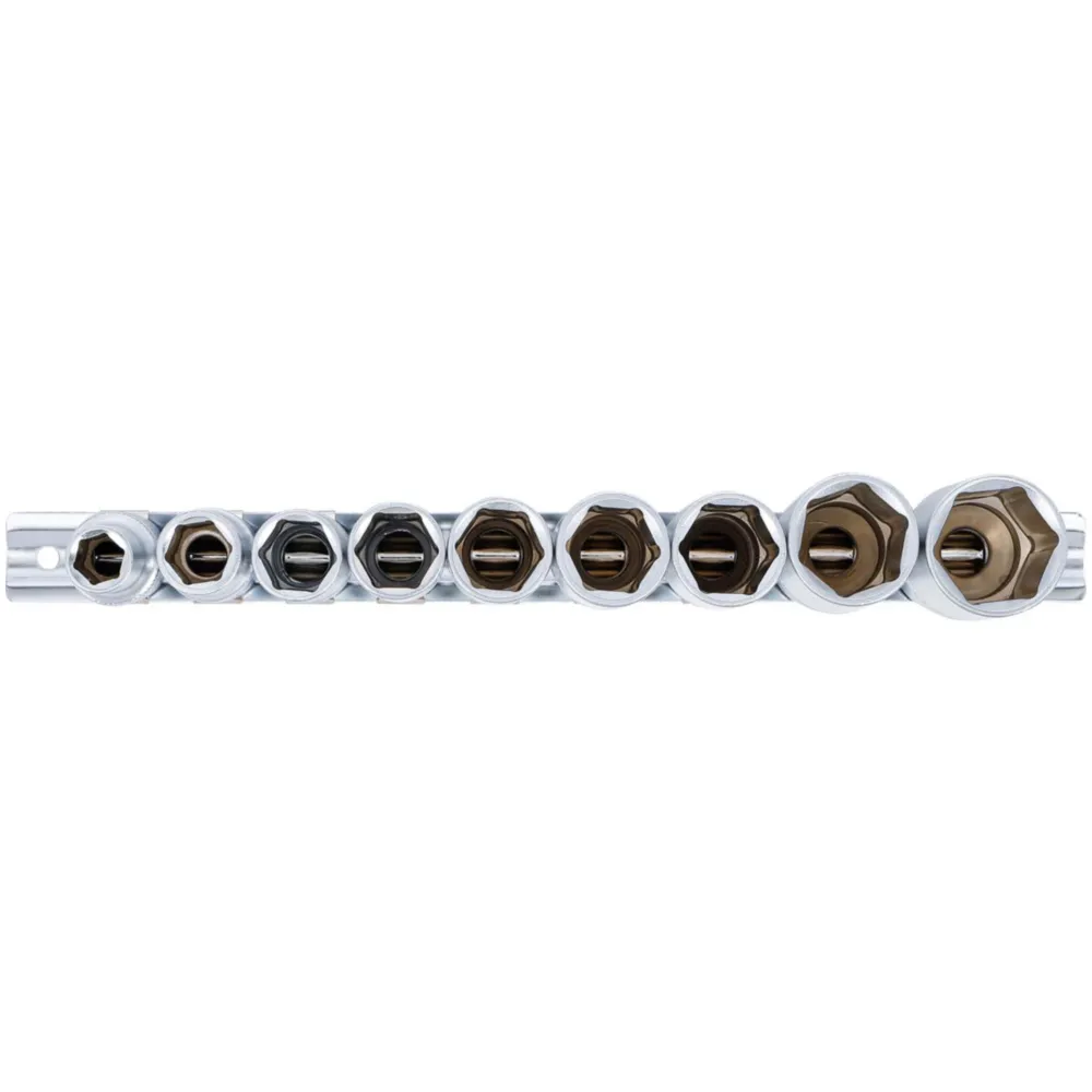 Steckschlüssel Satz lang 9-teilig metrisch 1/2 Zoll 10-24mm _2