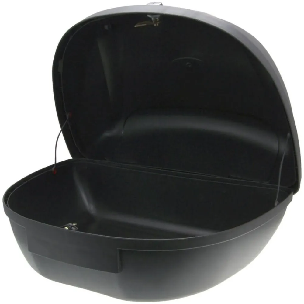 Top Case maxi trunk black - lock with 2 keys, red lens - 51L_1