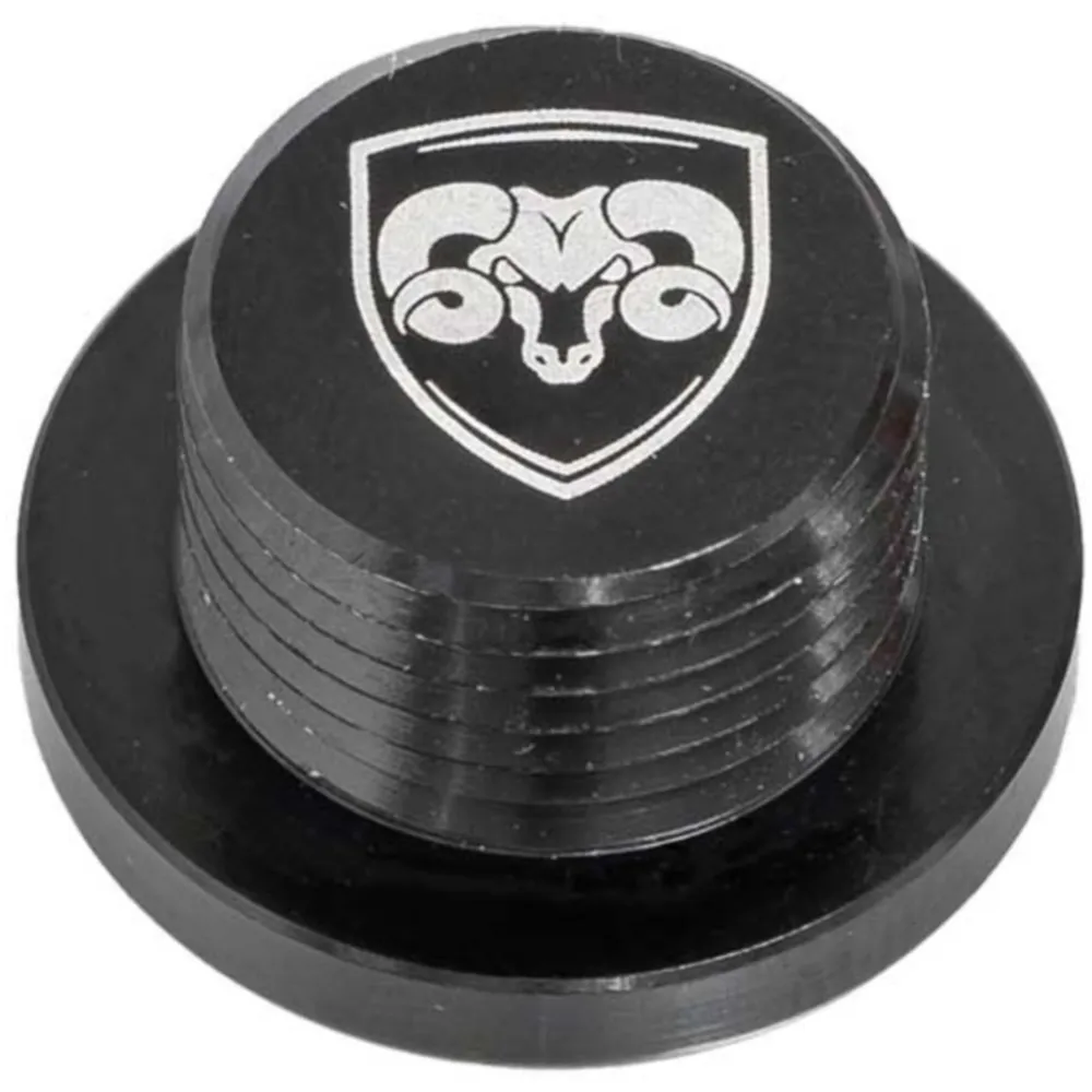 Oil filler plug 66Heroes M14x1.25 aluminum black for Morini _1