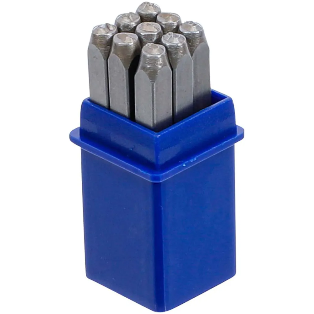 Schlagzahlen Satz 3mm DIN1451 9-teilig 55043_2