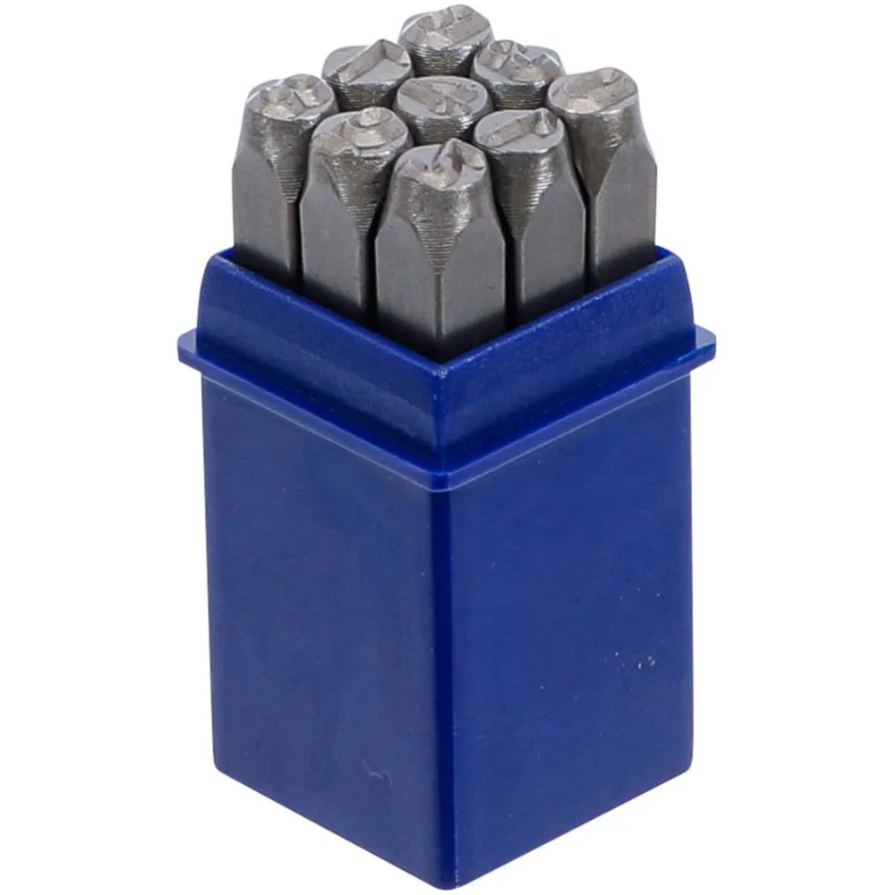 Schlagzahlen Satz 6mm DIN1451 9-teilig 55045_2