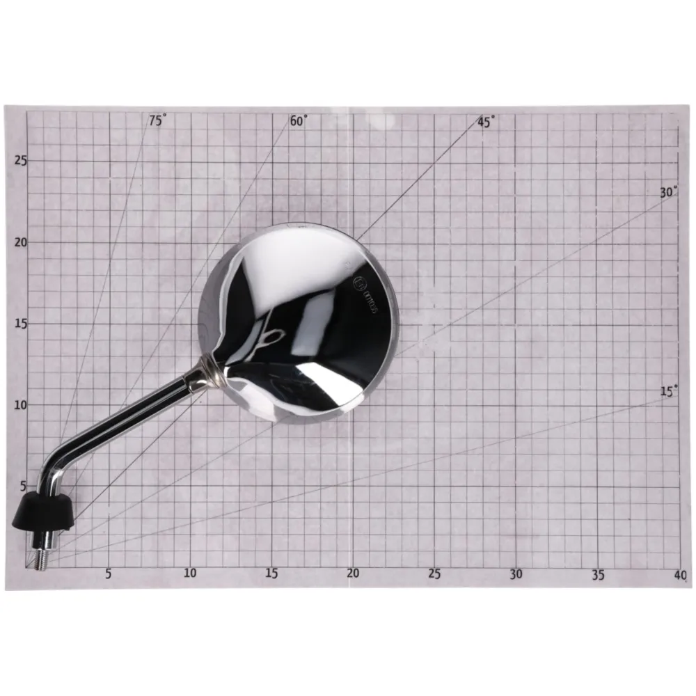 Spiegel Set M8 Chrom kurz für Vespa GTS, GTV, LXV, LX, S, Pr_1